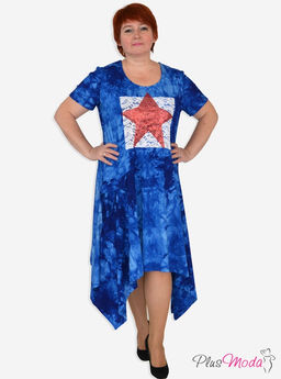 Платье Модель №48 размеры 52-72 - Plusmoda фото 3