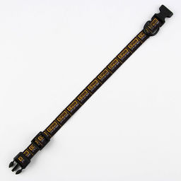 Ошейник Осторожно, застёжка - фастекс, 2 см 25-40 см - Пушистое счастье фото 6