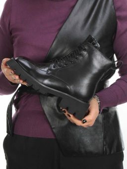 101-CG34-1 BLACK Ботинки демисезонные женские - No name фото 19