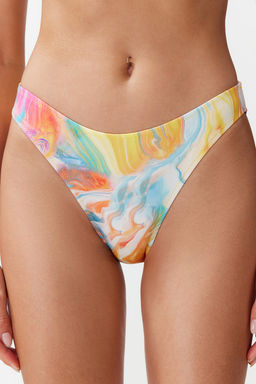 TRENDYOLMILLA Cicek Desenli V Kesim Brazilian Bikini Alt? TBESS23BA00116 фото 5