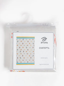 Скатерть пасхальная, Этель Chicken Ranch 220х147 см, 100% хлопок, репс 210 г/м2