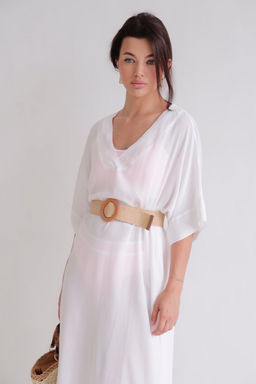 Martichelli Платье пляжное белое  фото 6