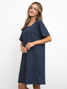 Туника хлопок 100%,синяя