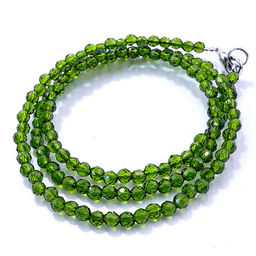 Бусы Шпинель цвет Хаки d-3мм 43см с алмазной огранкой