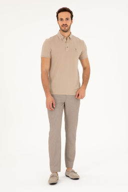 U. S. Polo Assn / Мужская футболка светло-хаки - U.s. polo assn фото 4