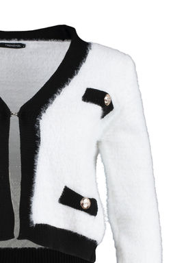 TRENDYOLMILLA Ekru Tuylu Triko H?rka TWOAW22HI0048  фото 15