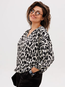 Блуза ANELLI 1676.1-Р сафари шелк  фото 3