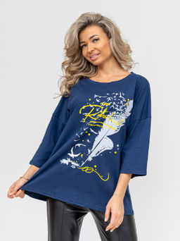 897 Футболка "Темно-синий"