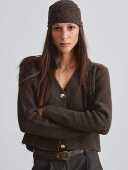 V Yaka Kad?n Triko H?rka