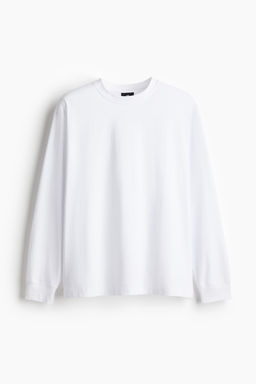 Camiseta de manga larga en punto Loose Fit - H&m фото 5