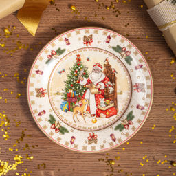 ТАРЕЛКА ОБЕДЕННАЯ LEFARD ДЕД МОРОЗ 27 СМ