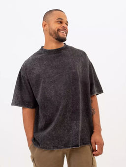 KM1841 Футболка OVER SIZE ЧЕРНЫЙ