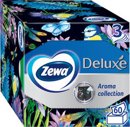 ЗЕВА космет.бум.салфетки в коробке (60шт) 3-сл. Арома Коллекция