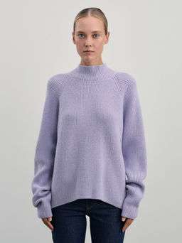 Джемпер оверсайз с воротником стойкой / Zarina  фото 3