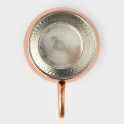 Кружка медная, 500 мл, d=8 см, h=9.5 см, чеканка, 1 сорт