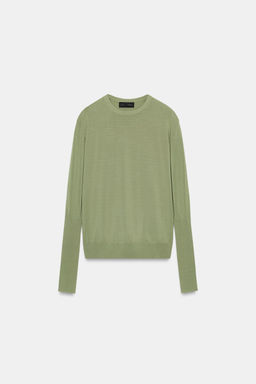 JERSEY PUNTO EXTRAFINO / Verde-seco - Zara фото 7