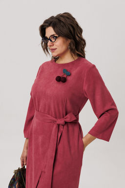 Платье ANELLI 1731 морозная вишня  фото 5