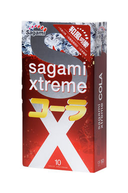 Презервативы Sagami, xtreme, cola, латекс, 19 см, 5,2 см, 10 шт.  фото 2
