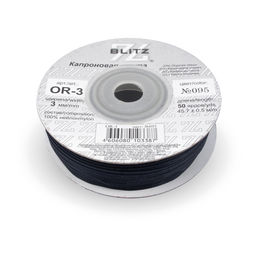 Лента капроновая 3 мм ( 1/8 ) BLITZ OR-3 45.7 м  0.5 м СК/Распродажа