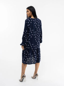 Платье женское, цвет темно-синий