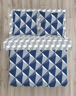 КПБ Магия пространства-син. вид 2 бязь хлопок 100% 1, 5 сп. - Лен поволжья фото 2