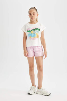 Шорты с принтом для девочек