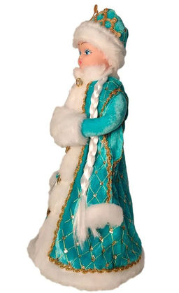 Снегурочка Царская 44 см индивид.уп. БИРЮЗОВАЯ - Коломеев фото 3