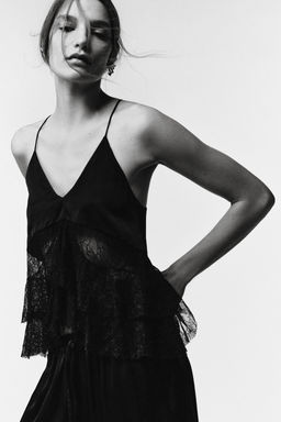 LACE COMBINED TOP LIMITED EDITION - Zara фото 6