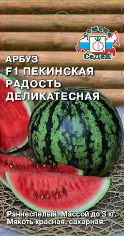 Пекинская Радость Деликатесная F1 арбуз 1гр (с)