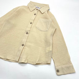 Детская рубашка из муслина GASTON, Белый - Caimano фото 12