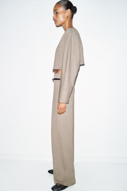 LONG SLEEVE CROP TOP - Zara фото 5