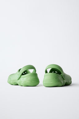 ZUECO DEPORTIVO ENGOMADO / Verde - Zara фото 5