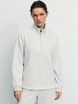 Толстовка на молнии оверсайз / Zarina