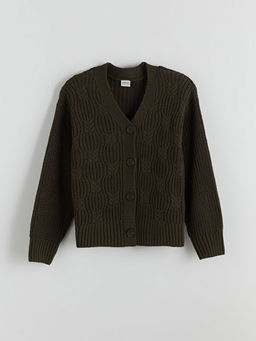 V Yaka K?z ?ocuk Triko H?rka