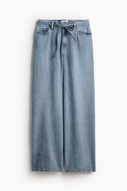 Vaquero amplio con cinturon de anudar - H&m фото 5