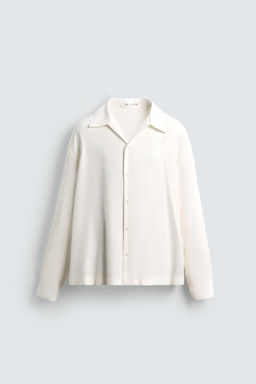 RELAXED FIT FLOWING SHIRT - Zara фото 7