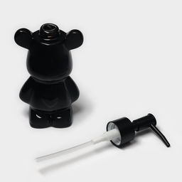 Дозатор для жидкого мыла «Мишка», 200 мл, чёрный