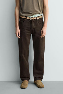 JEANS STRAIGHT FIT LIMITED EDITION / Marr?n - Zara фото 11