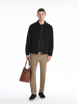 Slim Fit G?mlek Yaka S?et Erkek Mont