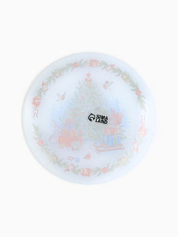 Тарелка плоская новогодняя Зимняя сказка, d=20 см, стекло - Дорого внимание фото 5