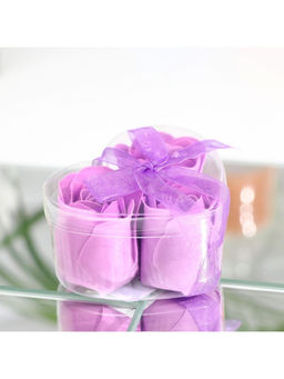 Мыльные розы, фиолетовые, набор 3 шт. - SB BEAUTY фото 5