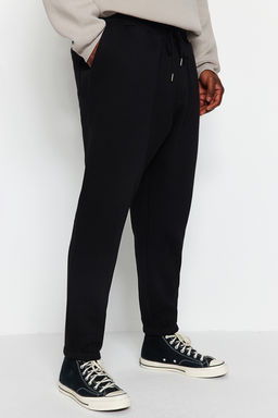 Siyah Buyuk Beden Regular/Normal Kesim Lastik Paca Jogger Polarl? Esofman Alt? TMNAW24AJ00002