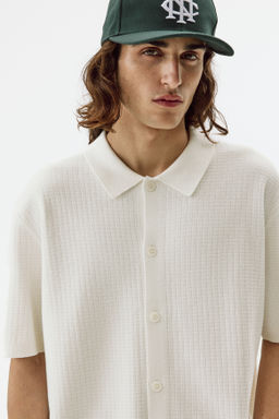 Camisa en punto texturizado Regular Fit - H&m фото 5
