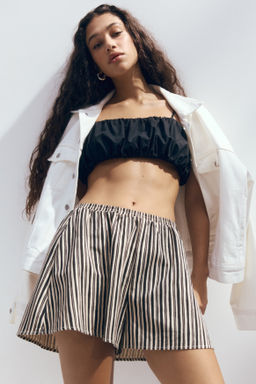 Pantal?n corto en mezcla de lino - H&m фото 3