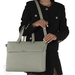 Сумка женская 593362 gray green Velina Fabbiano-Safenta  фото 2