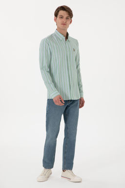 Erkek Ye_il Uzun Kollu G_mlek Sepette S_rpriz _ndirim - U.s. polo assn фото 4