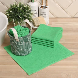 Набор махровых декоративных салфеток Этель Tropical 30х30см-5шт, 100% хлопок