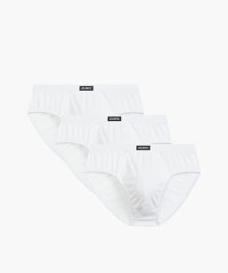 ATLANTIC 3BMP-006 Трусы классика Basic - набор 3 шт. белый