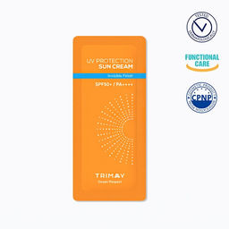 5 шт*1мл ПРОБНИК Солнцезащитный крем с коллагеном и аминокислотами TRIMAY UV Protection Sun Cream SPF50+  фото 2