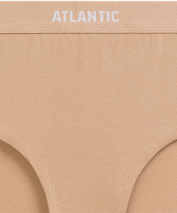 ATLANTIC 3CLP-009 Трусы макси спорт Maxi Sport - набор 3 шт. бежевый + каменно-серый + мятный  фото 6